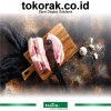 PISAU GOLOK 6" TANICA STAINLESS STEEL PISAU DAPUR DAGING CINCANG